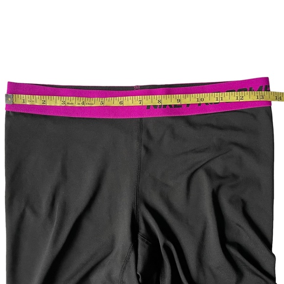NIKE Pro Combat Compression Dri-Fit Workout Fitness Capri Leggings M - Picture 10 of 14